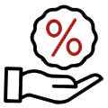 10% discount for online ordering services